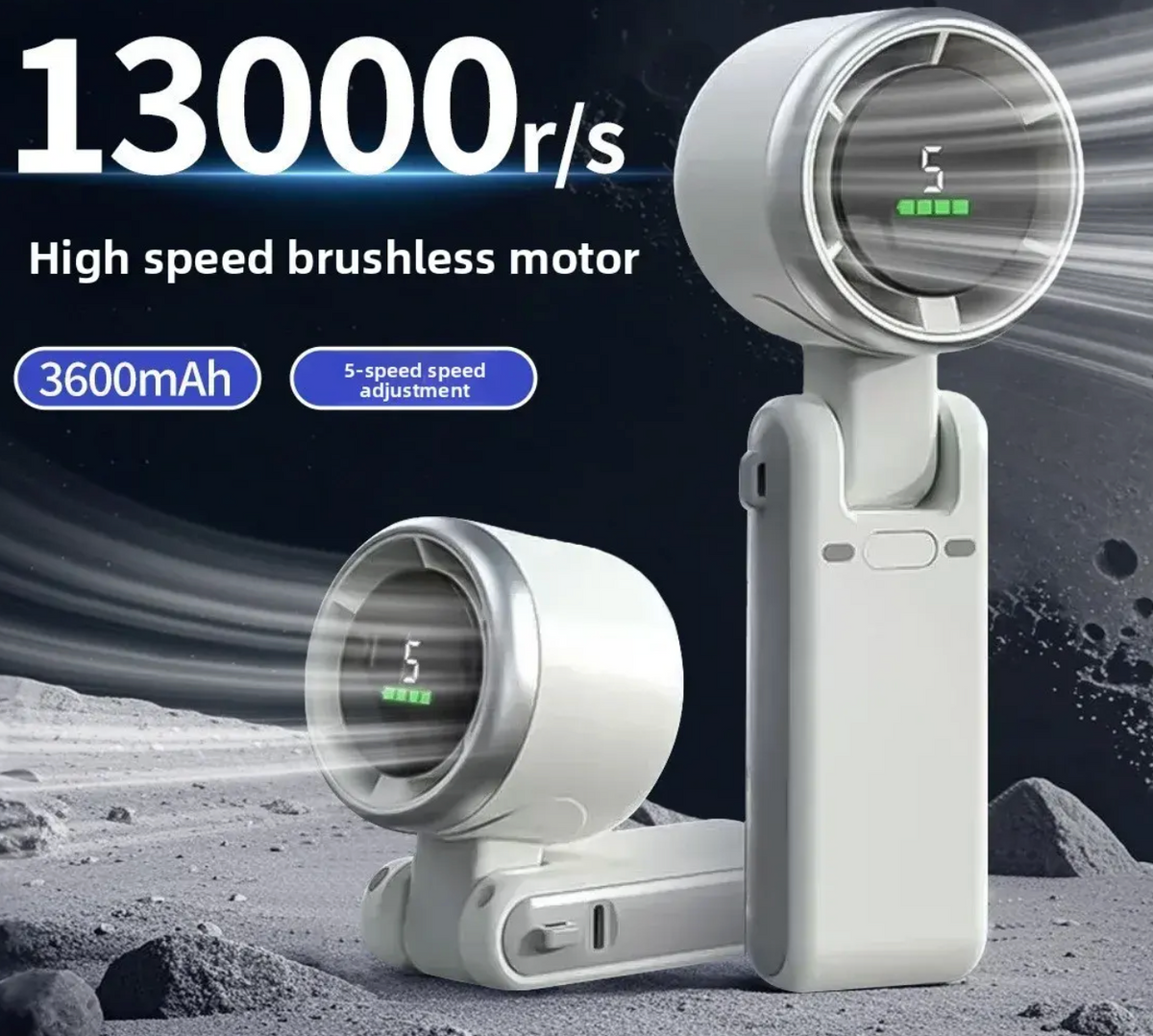 N607 Turbocharged Handheld Fan