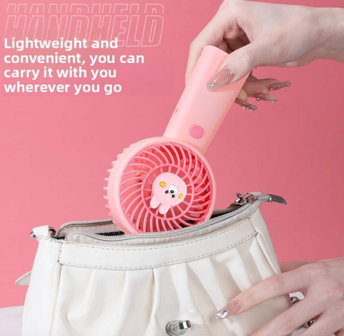 Cross-border Mini Handheld Plastic Fan