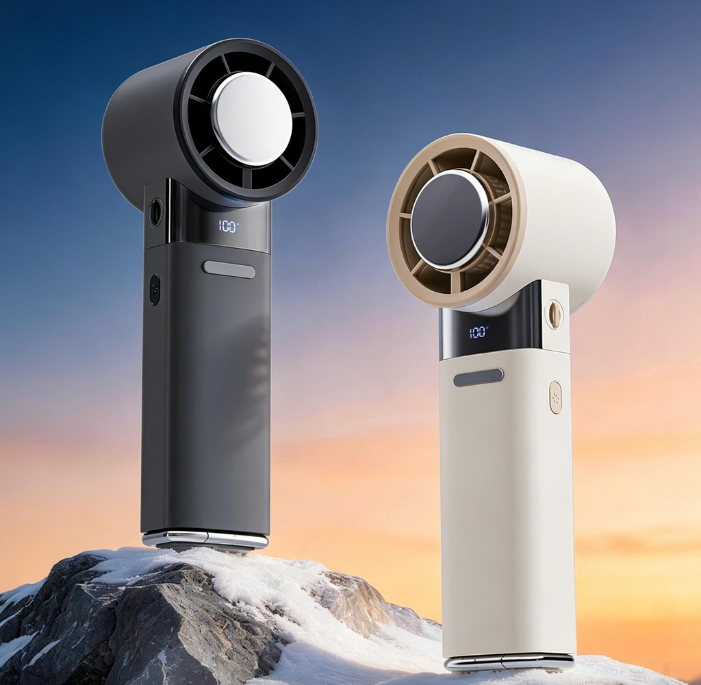 Portable Ice Cooling Turbo Fan