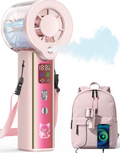 3-in-1 Rechargeable Handheld Misting Fan